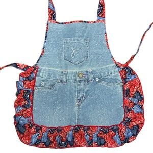 Child’s Western Theme Denim Bandana Apron